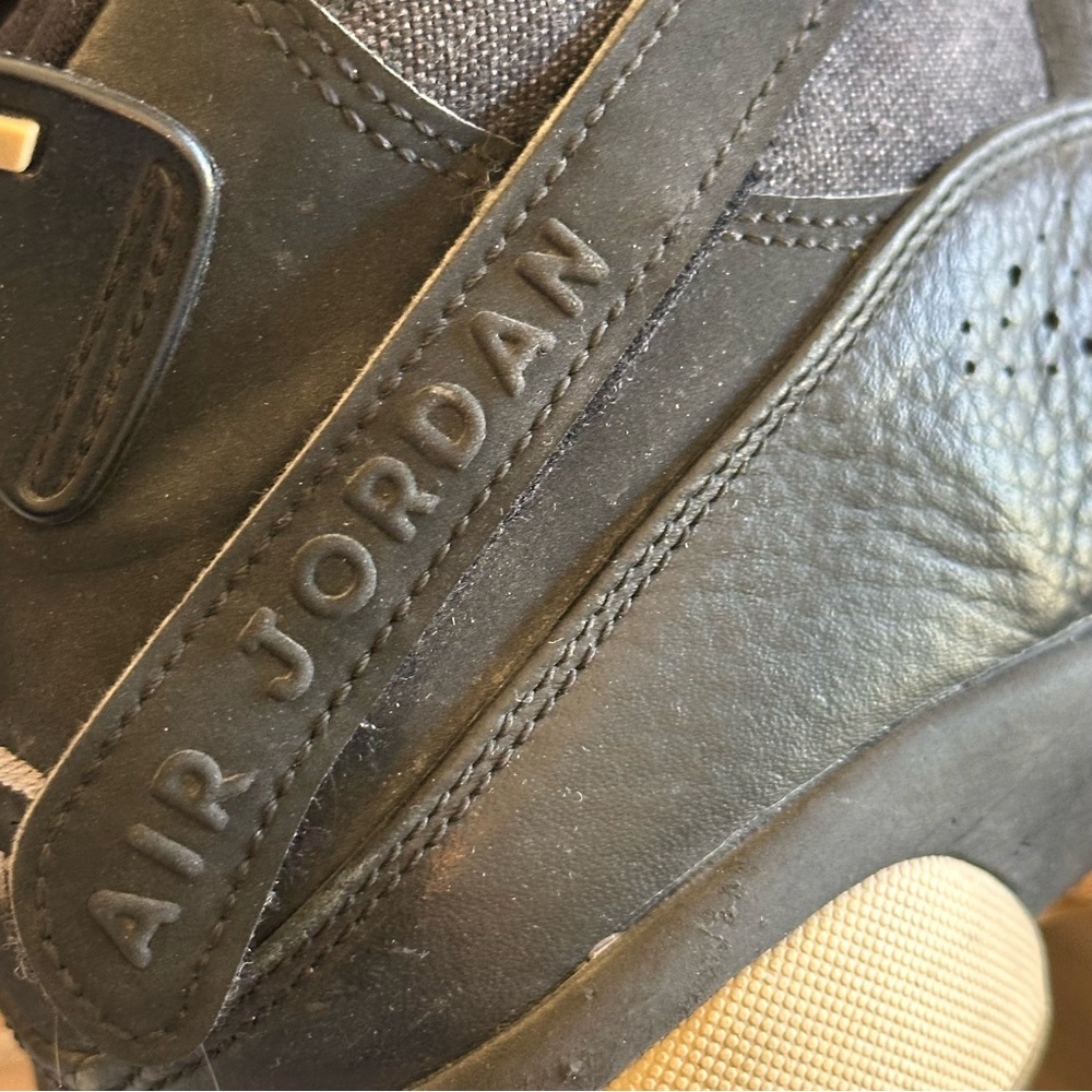 Nike Air Jordan 6 Rings Mens Size 10 Black Shoes 322992-021 2016 - Picture 8 of 12